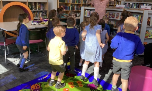 Reception Visit to the Library